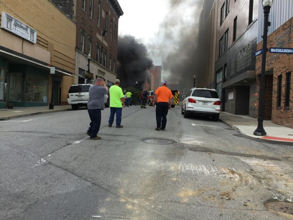Underground fire ...